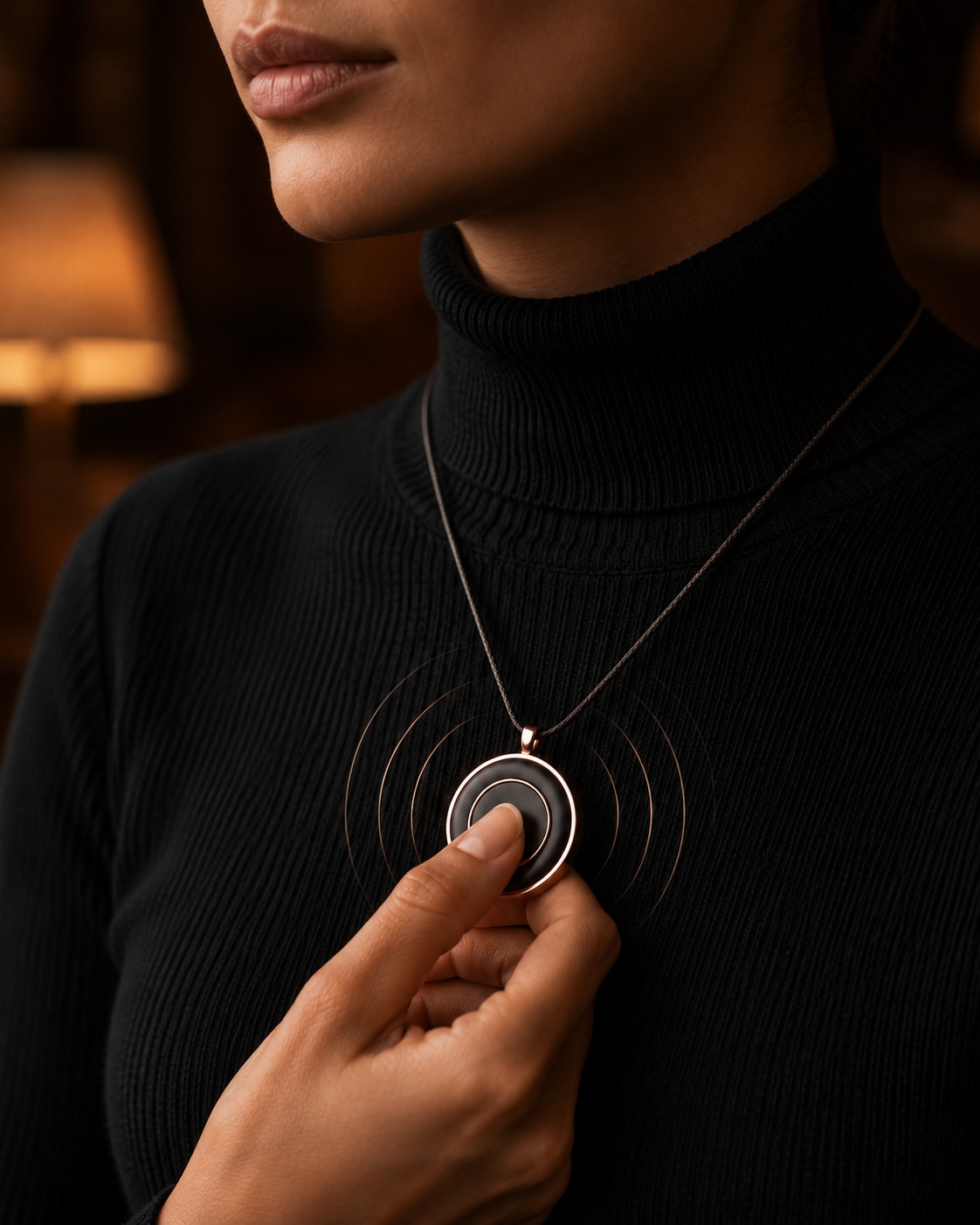 Step 2 — breathing along with the pendant's vibration